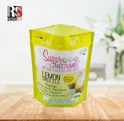 Saco de embalagem de alimentos em folha de alumínio mate