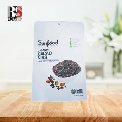 Sacos laminados de armazenamento de alimentos com fecho de fechadura Sacos de armazenamento de alimentos com fecho de fechadura