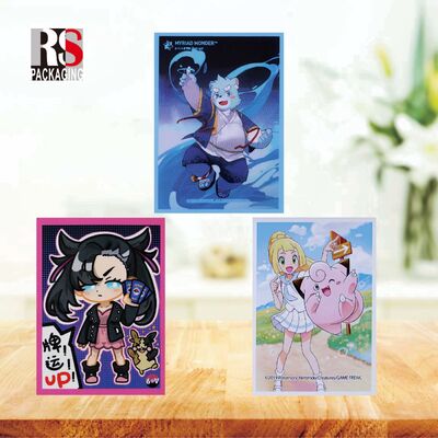 comprar Holográfico Mtg Anime Cartão Carregador Cartão Personalizado Cobertura Protetora Matte Yugioh Cartão Carregador Fabricação em linha