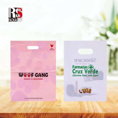 comprar Logotipo de Impressão Personalizado Garrafa de plástico de luxo Bolsas de Compras Garrafa Bolsa Para Roupa Fabricação em linha