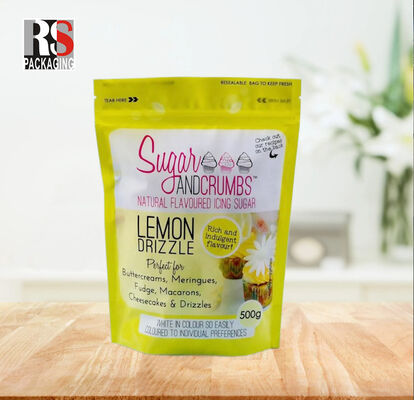 Saco de embalagem de alimentos em folha de alumínio mate