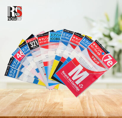 Saco de cabeçalho OPP de alta transparência e bom brilho para embalagens de brinquedos e acessórios pequenos