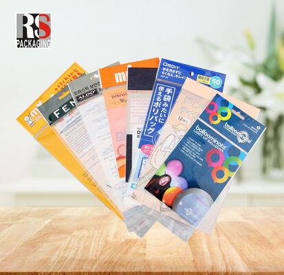 Customize saco de cabeçalho OPP Saco de plástico Poly Small Gift OPP Saco de cabeçalho com buraco pendurado