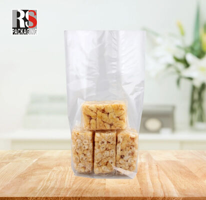 Produtos assados personalizados Saco de fundo quadrado Impressão de superfície Logotipo personalizado