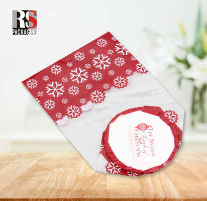 Personalização Stand Up Pouch Cross Block Bottom Bags Cellophane Clear Treat Poly Plastic Bags Square Bottom Bags